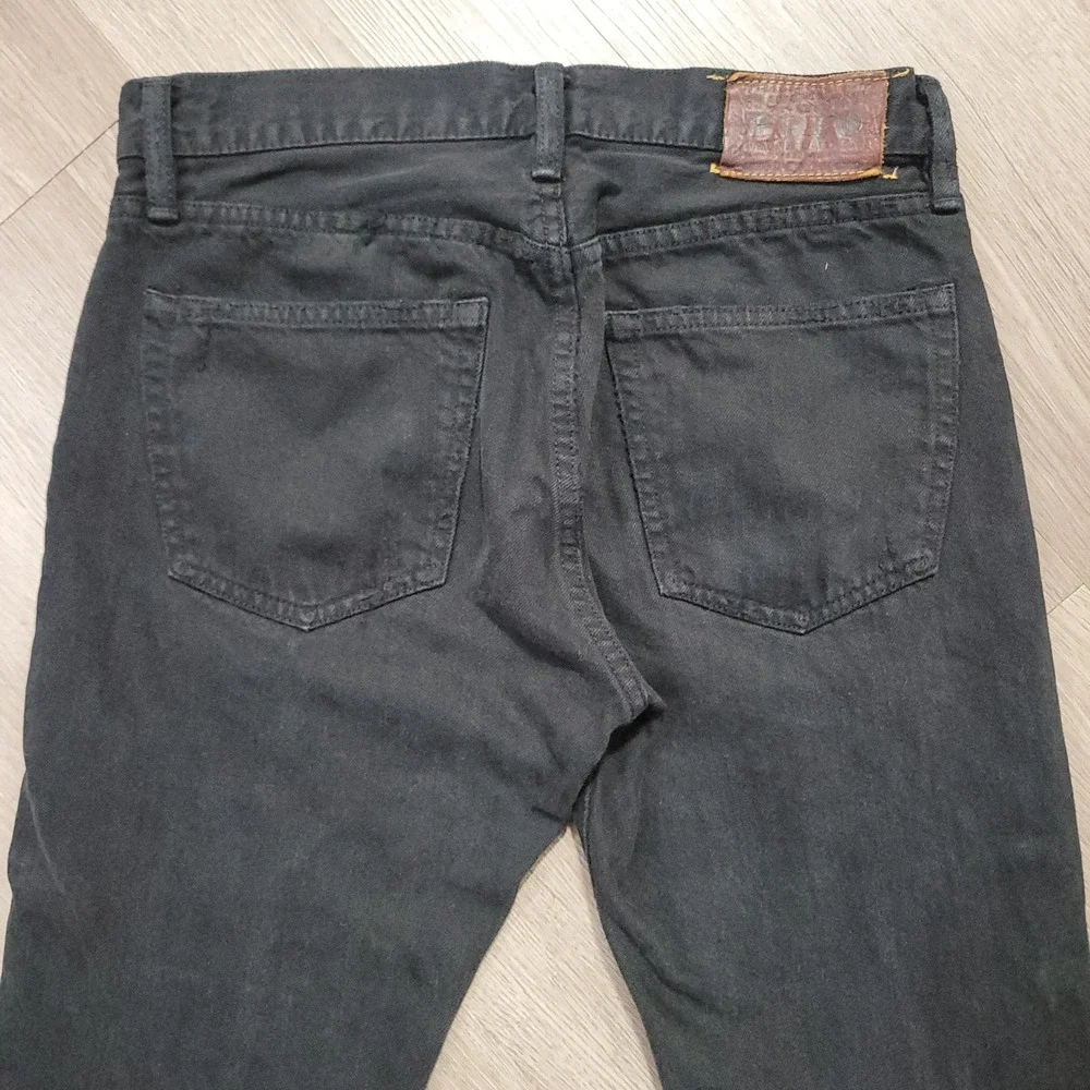 Vintage Polo Ralph Lauren Jeans Mens 30x30 Black Denim Straight Leg Y2K 90s